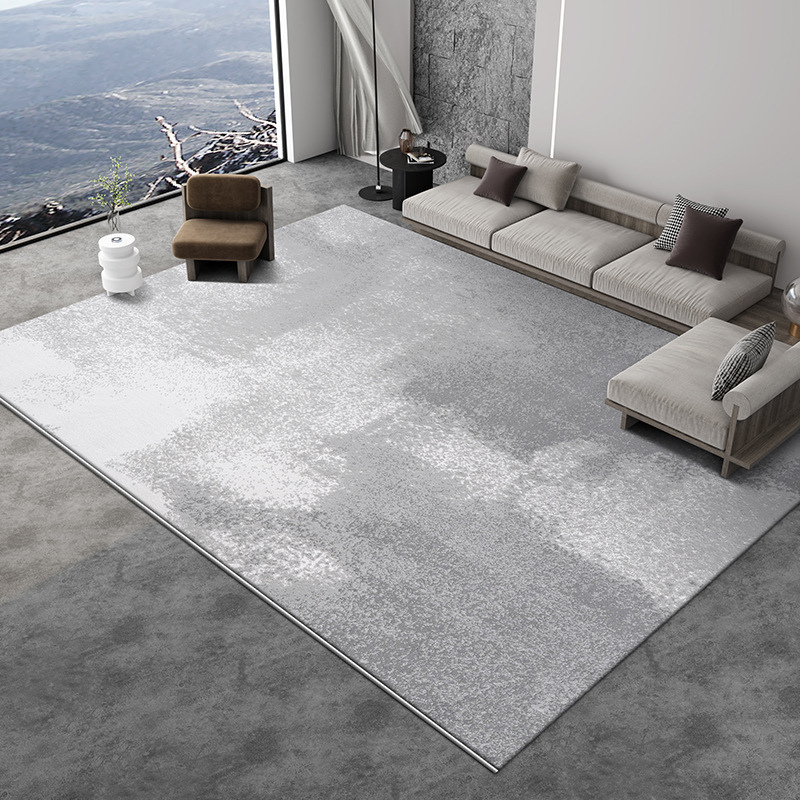 Factory Sale Home Carpets Rugs Living Room Modern Turkish Rug Machine Made Luxury Grey And Golden Abstract Custom Rugs