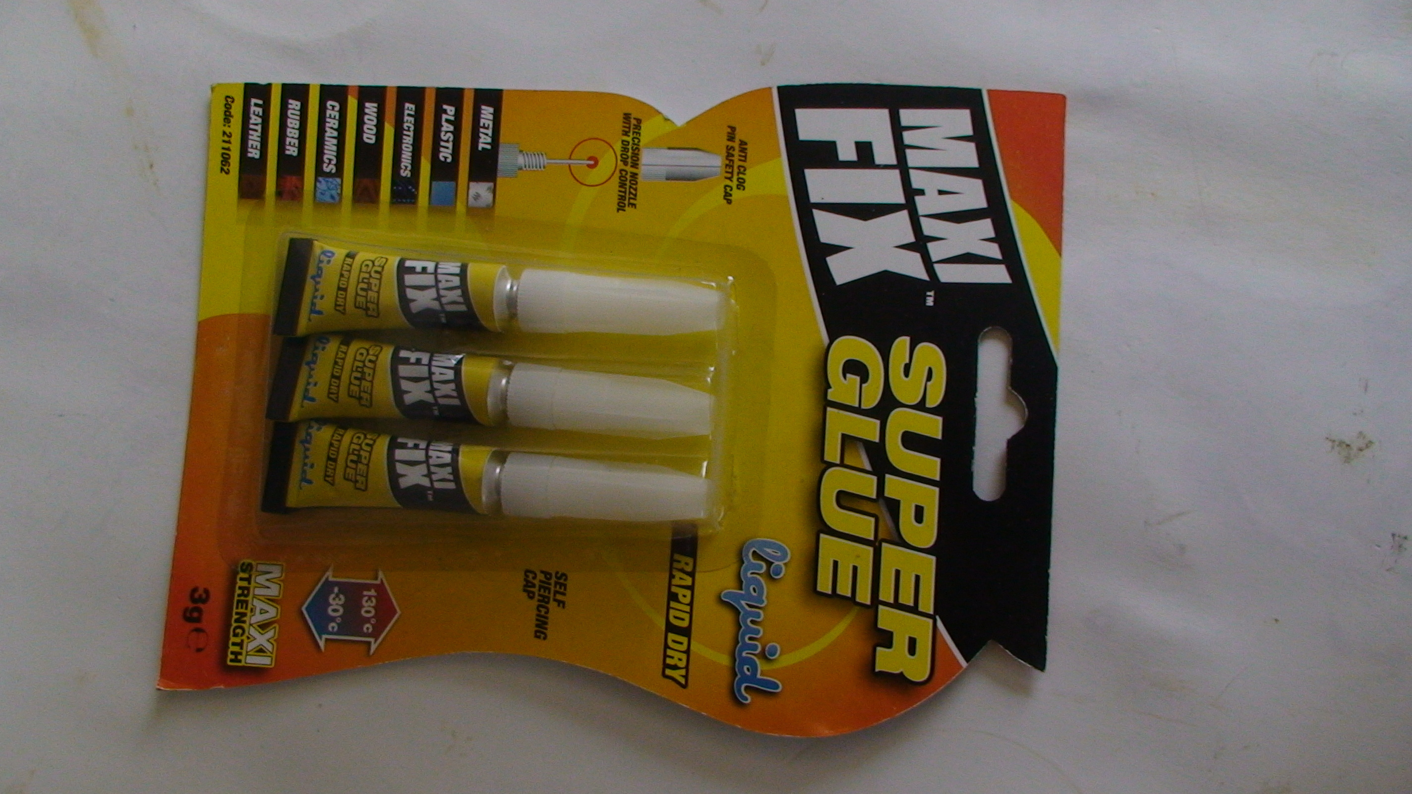 3gx3 Super glue 502 adhesive