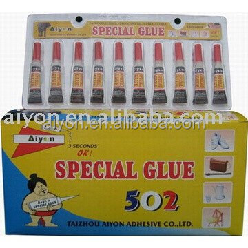 10 Pcs Pack Super Glue Plastic Rubber Leather Aluminium Adhesive Bond - Brand New