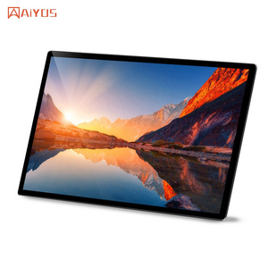 Aiyos LCD Android 11 system 15.6 inch touch screen 2K 2+32GB digital signage tablet/mounted player for advertising