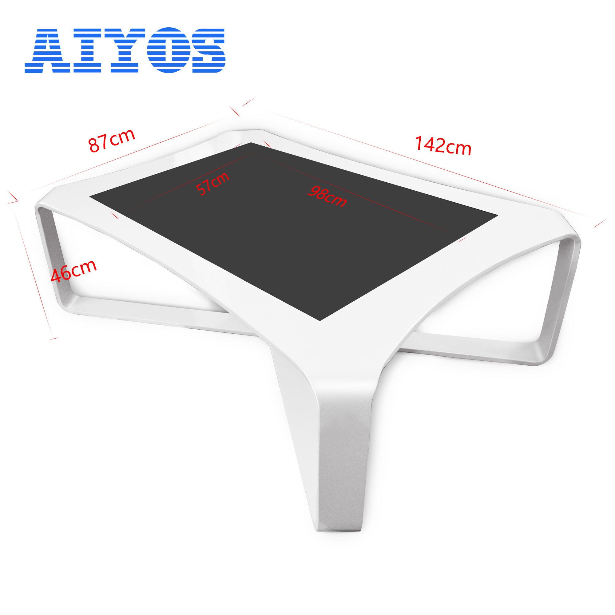 Cheap price Android RK3288 interactive touchscreen table for coffee advertising display table kids multi touch for restaurants