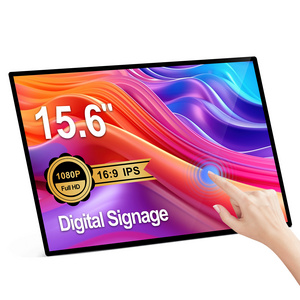 Ultra Thin Design 15.6'' Android 11 4G POE Tablet Capacitive Touch Screen Digital Signage Wall Mounted Advertising Display