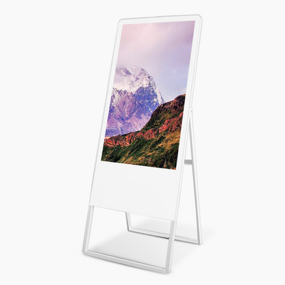 43 Inch Portable Lcd Advertising Display Kiosk Interactive Loop Video Presentation Free Standing Digital Signage