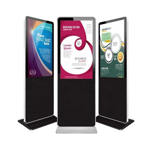 55 inch Digital Signage 4k advertising LCD touch screen digital signage ad display kiosk Free standing Digital Kiosks