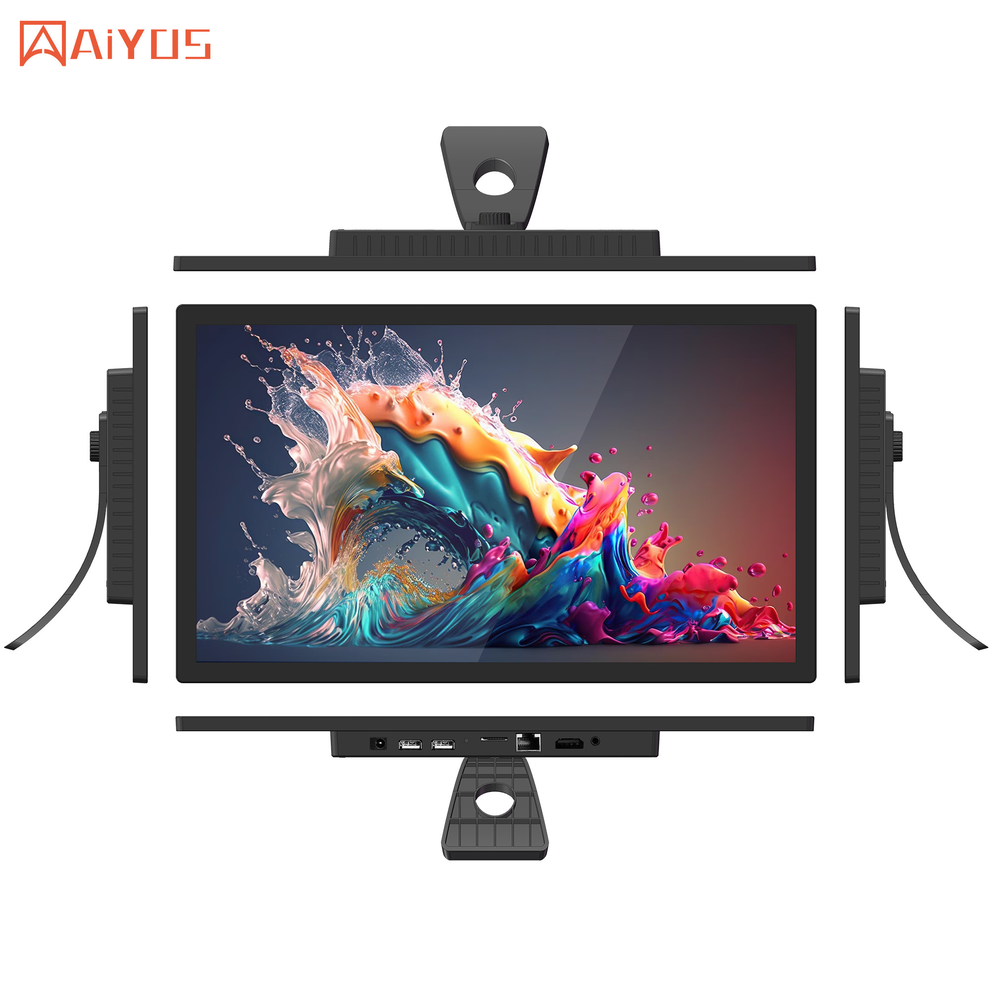 15 15.6 Inch Ultra Thin Commercial Android Tablet PC Capacitive Touch Screen Quad Core 1.8GHz Hotel Hospital All In One Tablet