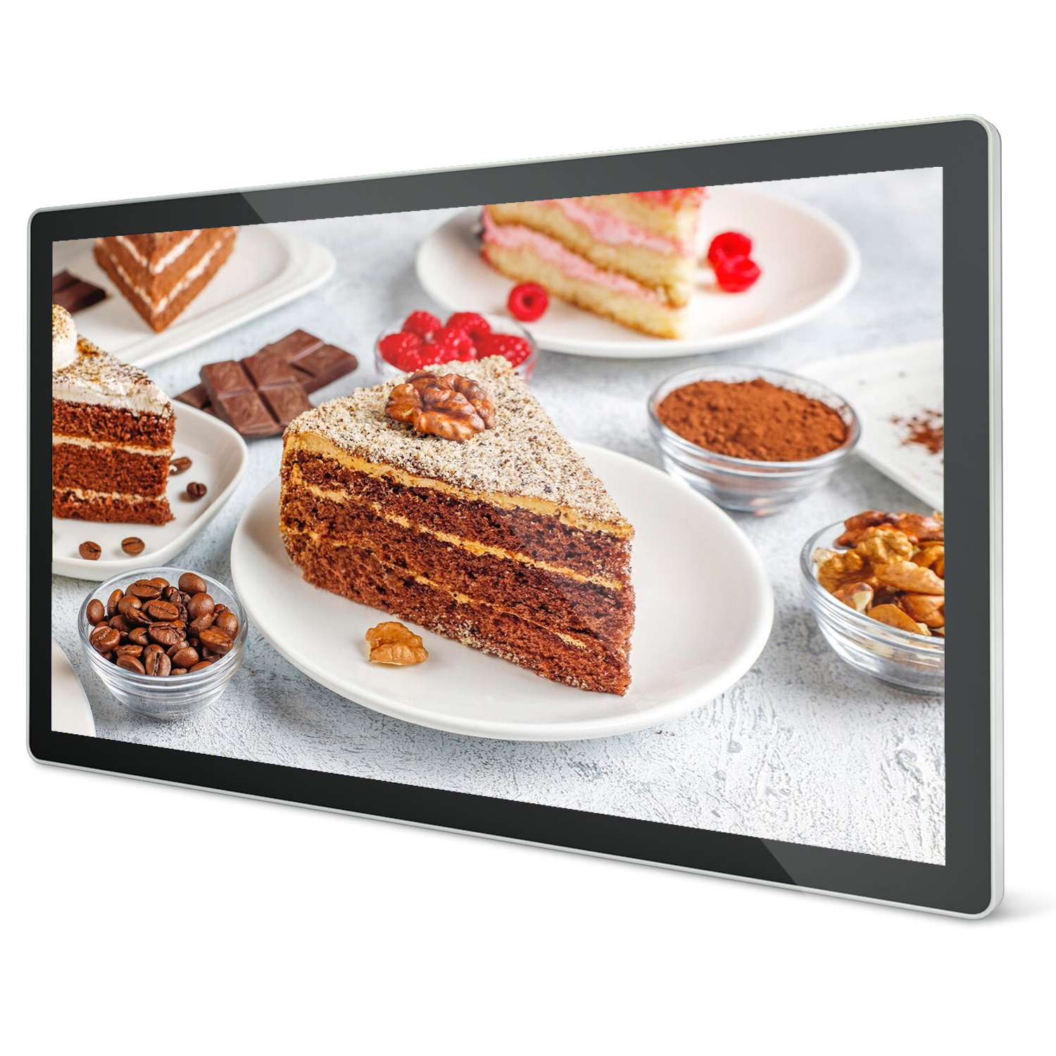 18.5 Inch Indoor Android Display Screen Wall Mounted Digital Signage Advertising Screen For A Wall