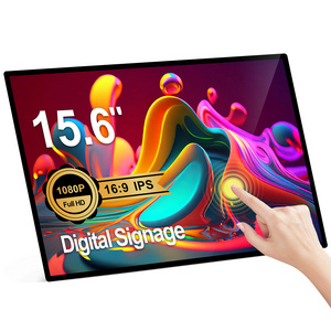 15.6'' LCD Advertising Display Screen 2+32G Android Tablet 1920*1080 FHD Capacitive Touch Digital Signage Player