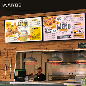 32''43'50'''55'' Indoor Ultra Thin  LCD Monitor Android Advertising Player Display Signage for Restaurant Menu Board