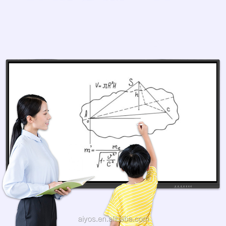 China Interactive Whiteboard All In One Board Wall Mount Touch Screen Anti-glare Whiteboard with wheels Interactive Whiteboard