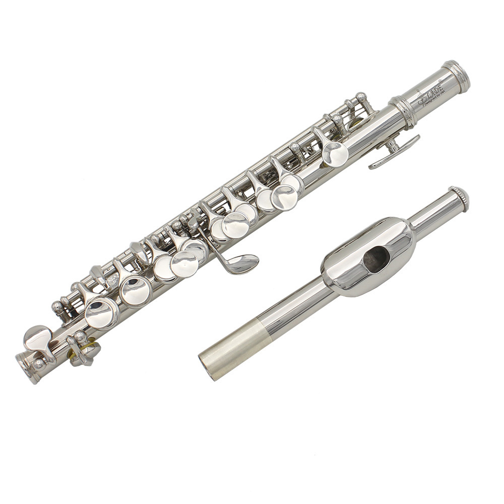 SLADE metal wind instruments sales 16 hole E key high quality C tone professional color cupronickel piccolo