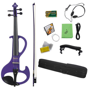 IRIN Purple electric violin Top brands high quality and inexpensive Maple material Multi purpose Electric Violin