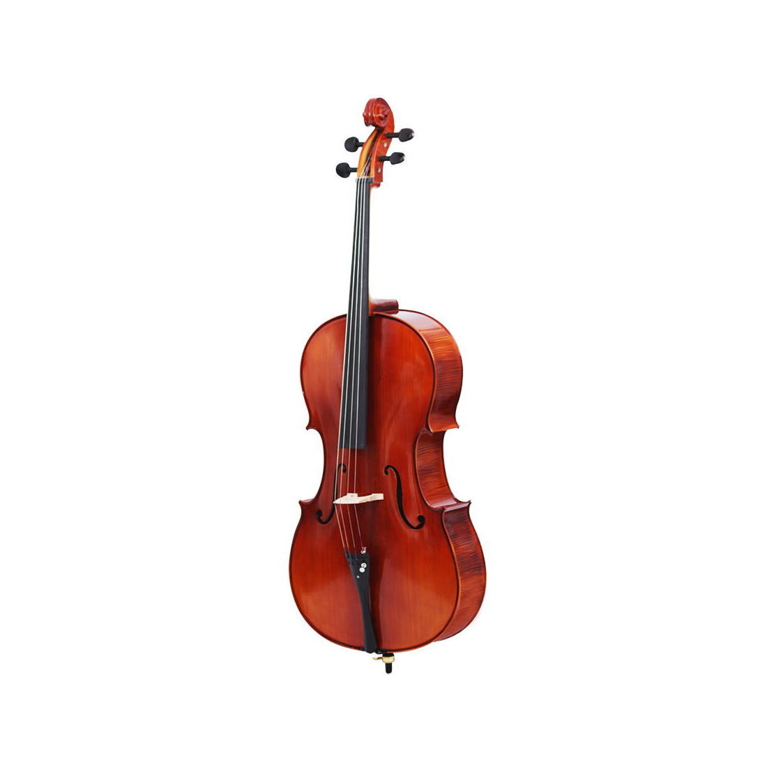 Factory direct sales professional musical instrument Astonvilla natural color bright tiger pattern solid wood cello