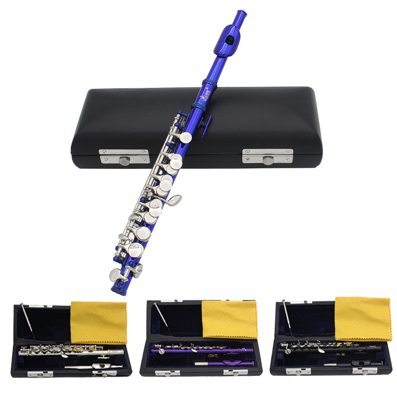 SLADE metal wind instruments sales 16 hole E key high quality C tone professional color cupronickel piccolo