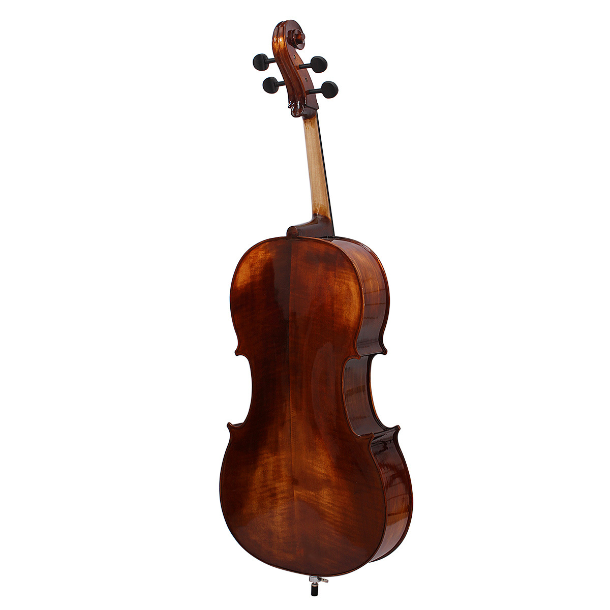 Professional foreign trade export musical instrument wholesale playing teaching antique color tiger pattern bright cello