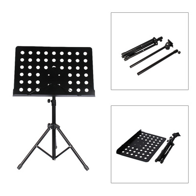 Professional musical instrument factory wholesale musical instrument accessories portable  large adjustable music stand