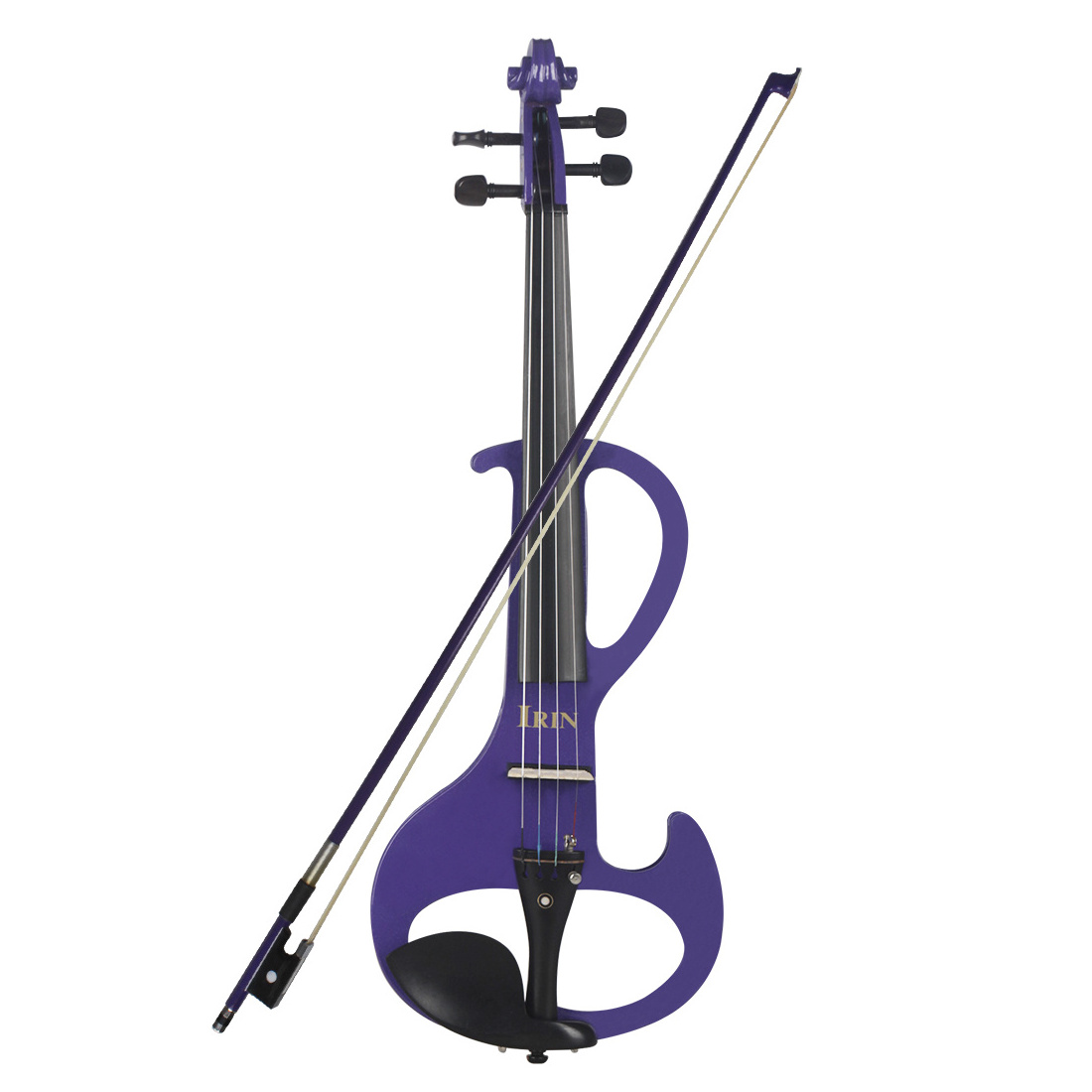 IRIN Purple electric violin Top brands high quality and inexpensive Maple material Multi purpose Electric Violin