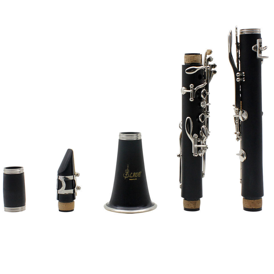 Woodwind Instruments Musical Clarinet Support OEM 17 Keys Nickel Plated Bakelite Bb Tone Tenor Clarinet