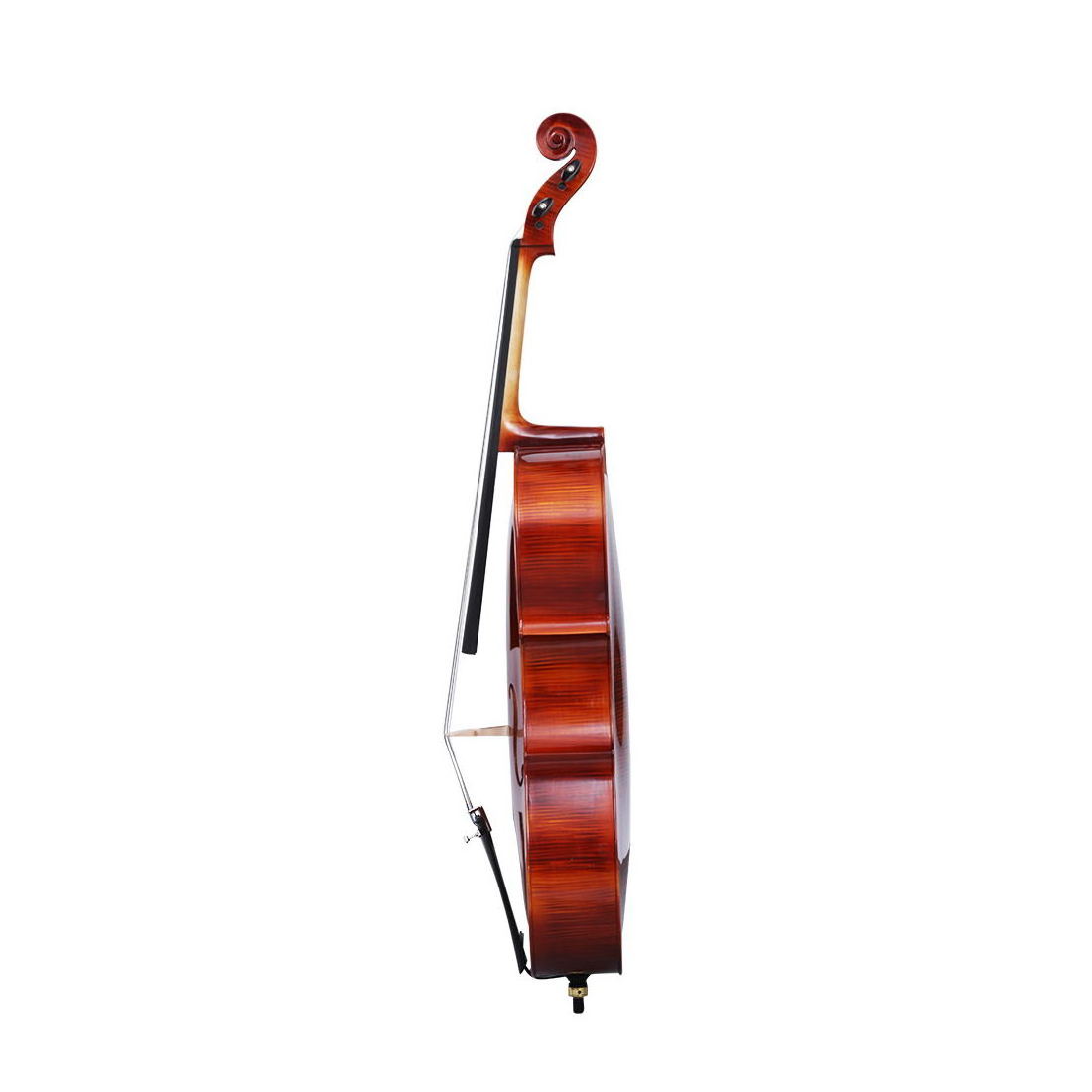 Factory direct sales professional musical instrument Astonvilla natural color bright tiger pattern solid wood cello