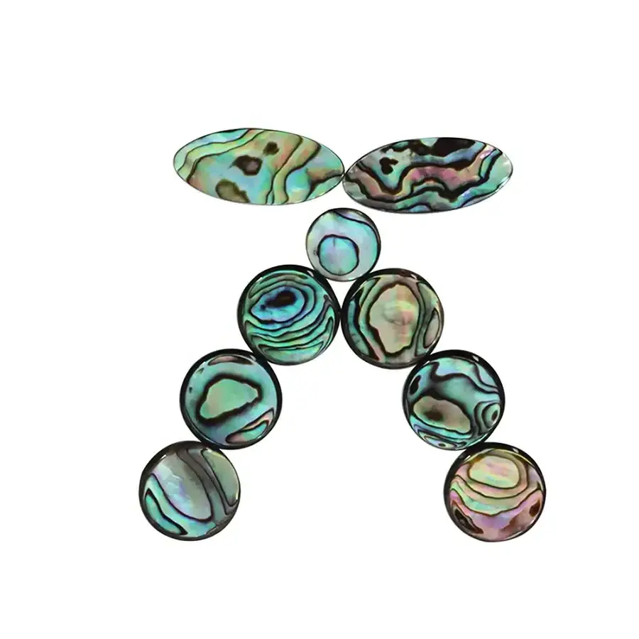 Factory Wholesale Saxophone Accessories Natural Abalone Shell Saxophone Button 9-Piece Set