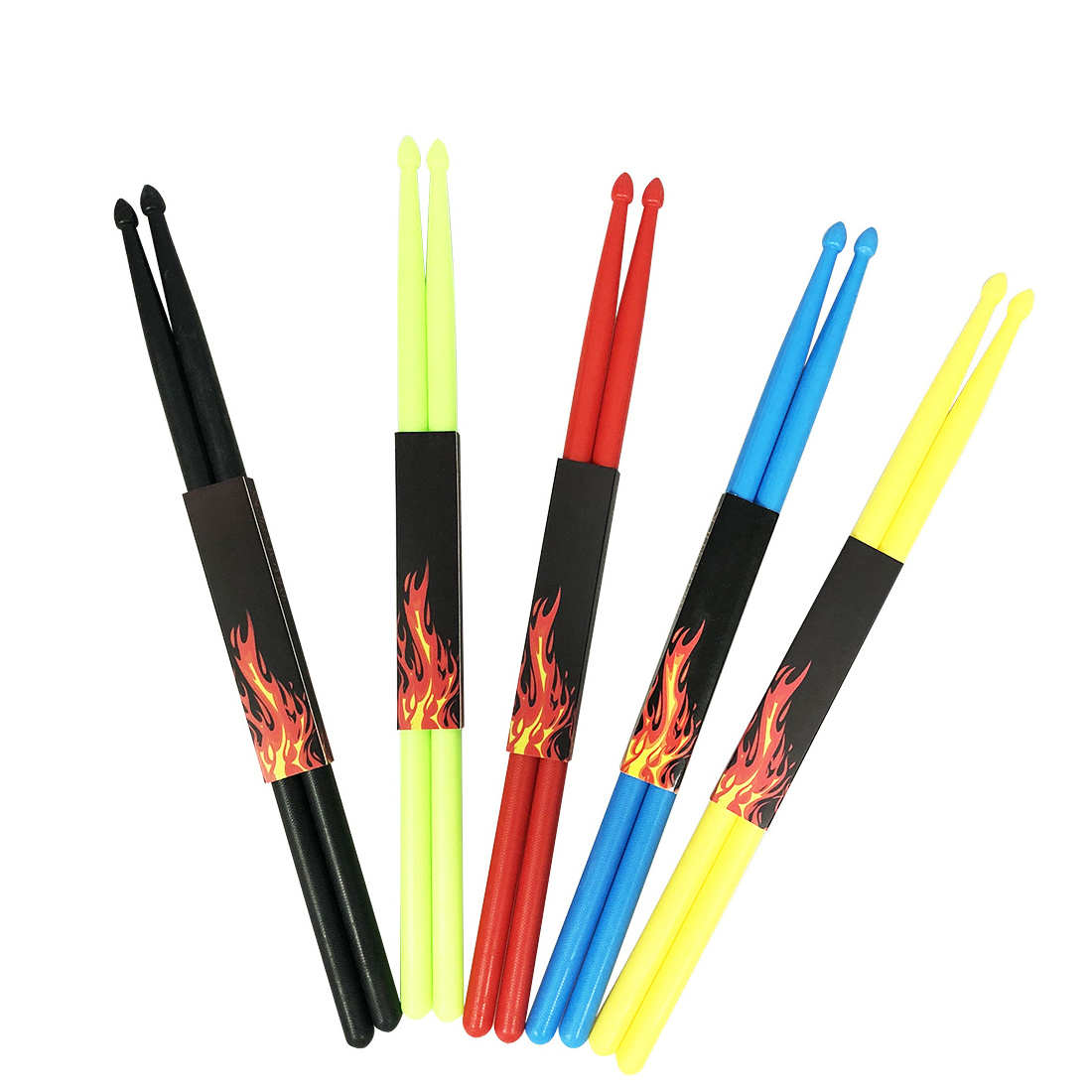 Hot sales IRIN stand set jazz drum parts rubber drumsticks 5a nylon tip drum sticks