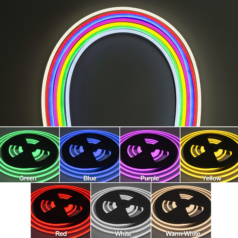 Customizable Led Neon Light Sign Rainbow Wall Hanging Led Neon Strip Light For Game Room Bedroom Party Wall Decor