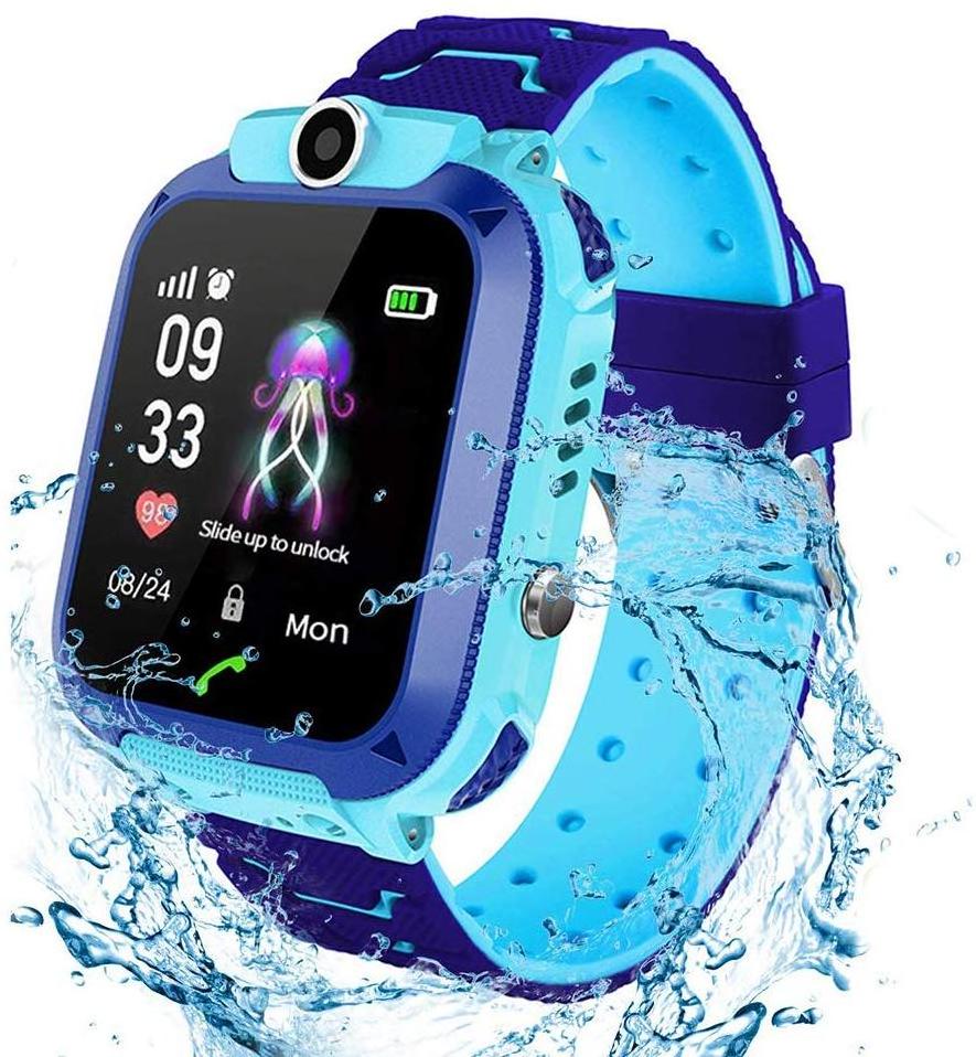 2019 hot selling child watch Q12 kids Smart Watch with IP67 waterproof SOS camera cell phone  clock for kids