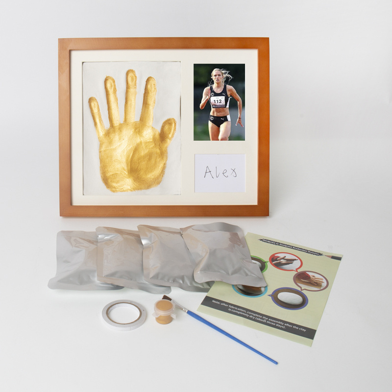 Adult palm print commemorative photo frame for the Paris Olympics, a long-lasting palm commemoration