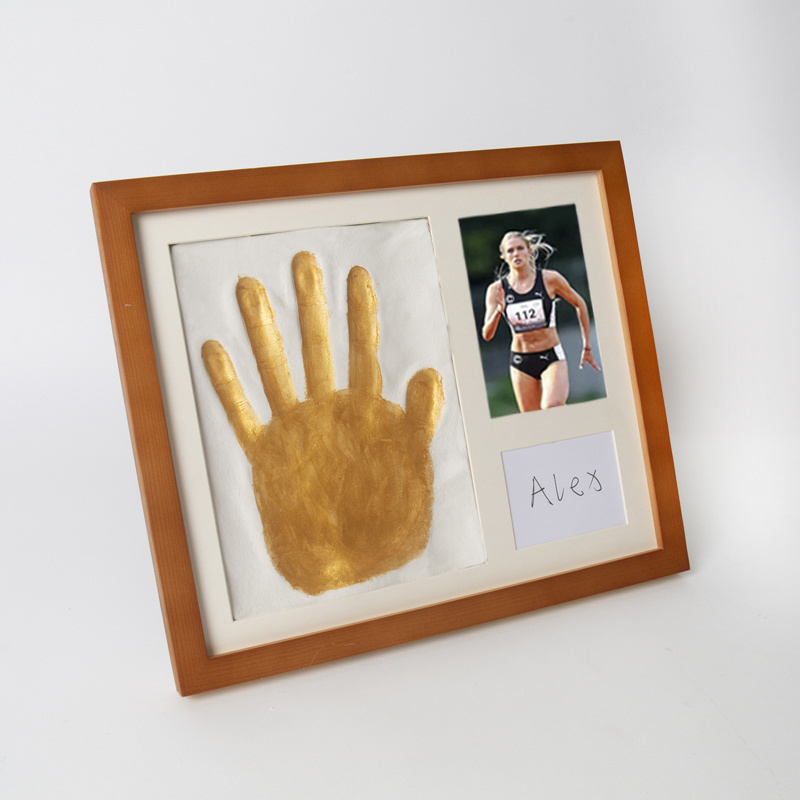 Adult palm print commemorative photo frame for the Paris Olympics, a long-lasting palm commemoration