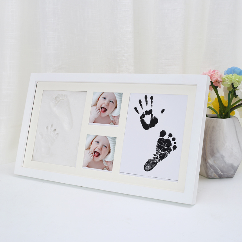 Nursery Decor & New Mom - Baby Footprint Kit, Baby Handprint Kit  Personalized Newborn Baby Gifts