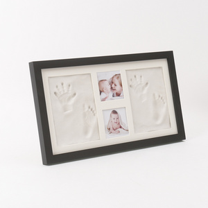 Baby Hand and Footprint Makers Kit Boy or Girl Nursery Photo Prints Keepsake Frame Personalized Baby Gifts, Nursery Decor