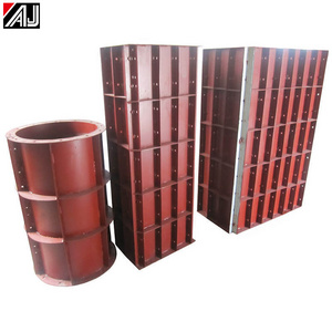 High Quality Building Construction Steel Concrete Column Moulds circular steel formwork