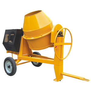 Diesel Engine/Electric Motor/Gasoline Portable Mini Concrete Drum Mixer with260L,300L,350L,400L,500L Charging Capacity