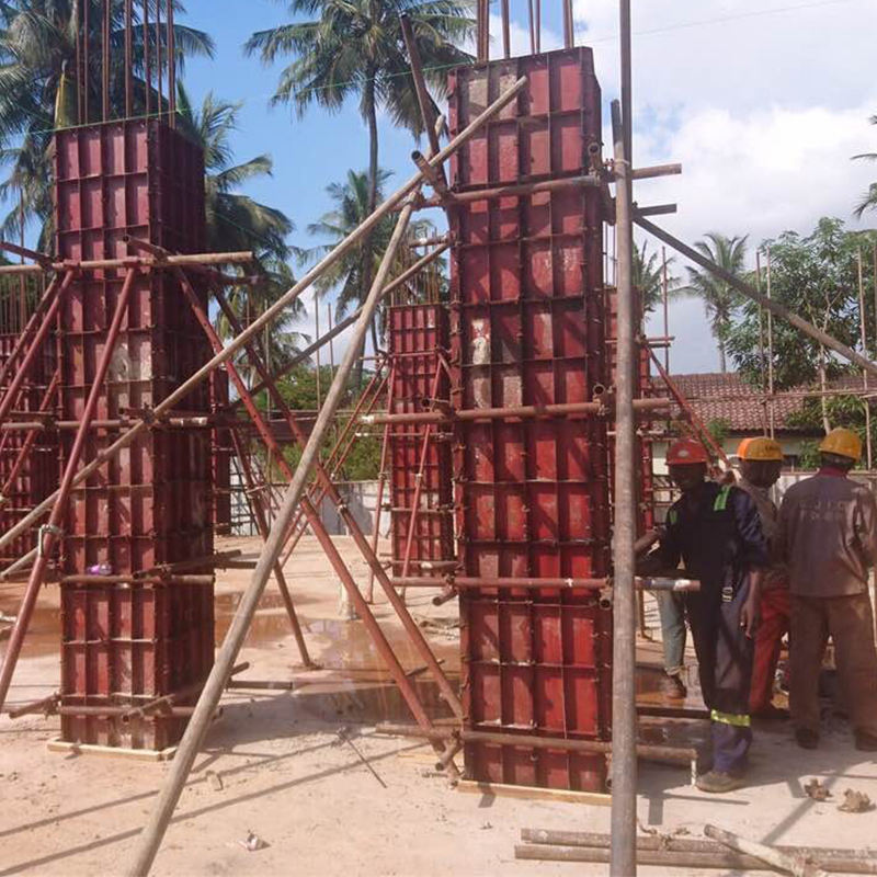 High Quality Building Construction Steel Concrete Column Moulds circular steel formwork