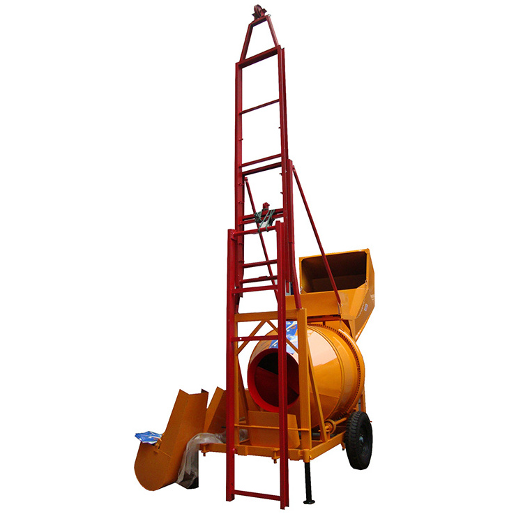 High quality Construction Industry Diesel self loading Lifting Concrete Mixer Machine