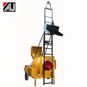 High quality Construction Industry Diesel self loading Lifting Concrete Mixer Machine