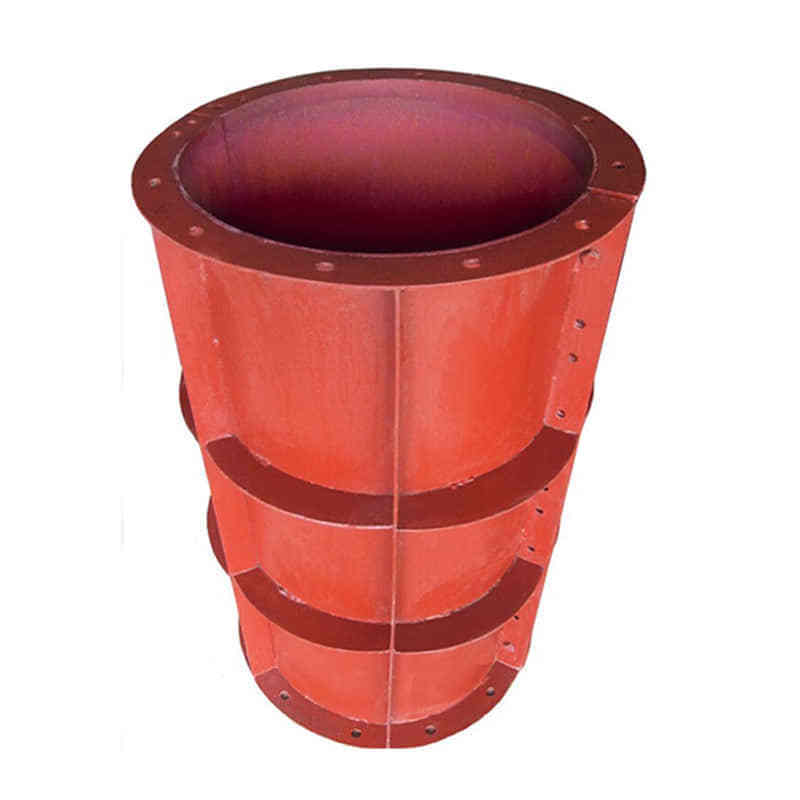 Reusable steel circular column formwork