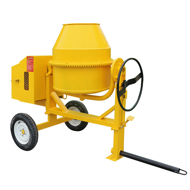 Diesel Engine/Electric Motor/Gasoline Portable Mini Concrete Drum Mixer with260L,300L,350L,400L,500L Charging Capacity