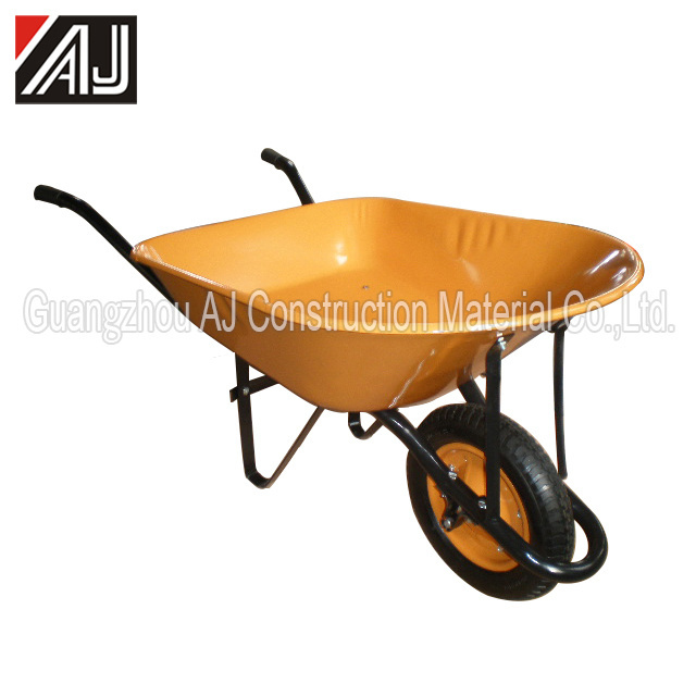 Heavy Duty Hot Sale Durabe Steel Construction Wheelbarrow WB6400 Good Market in Low Price(Made in Guangzhou)