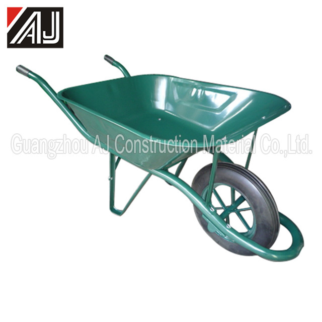 Heavy Duty Hot Sale Durabe Steel Construction Wheelbarrow WB6400 Good Market in Low Price(Made in Guangzhou)