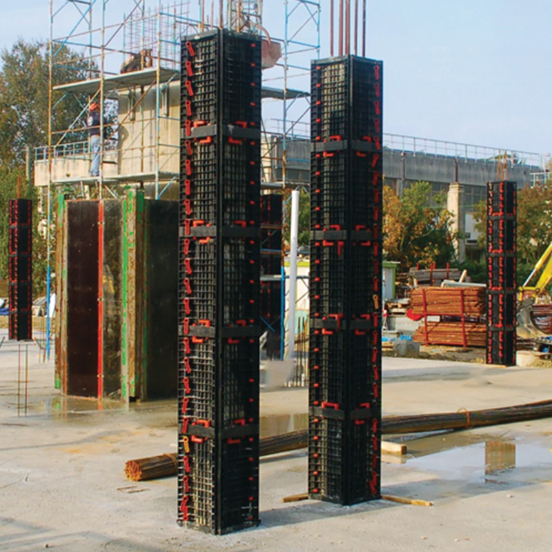 Reusable Forming Shuttering Adjustable Modular Design column concrete Plastic Formwork For Wall, Slab, Columns