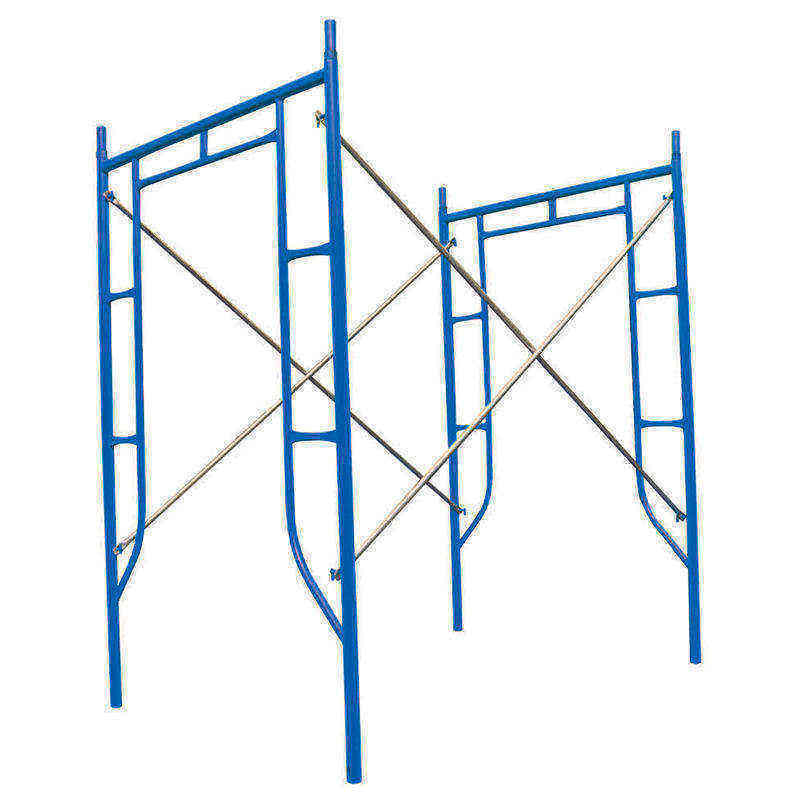 Factory Price welded q195 open end foldable portable used frame scaffolding for sale