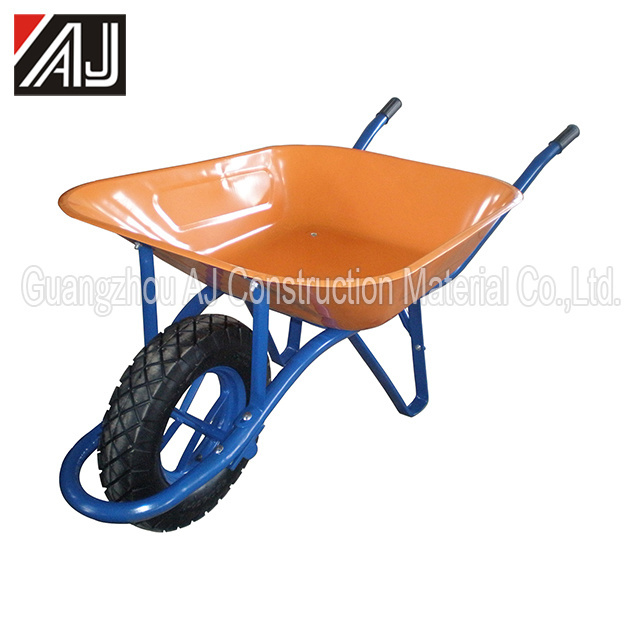 Heavy Duty Hot Sale Durabe Steel Construction Wheelbarrow WB6400 Good Market in Low Price(Made in Guangzhou)