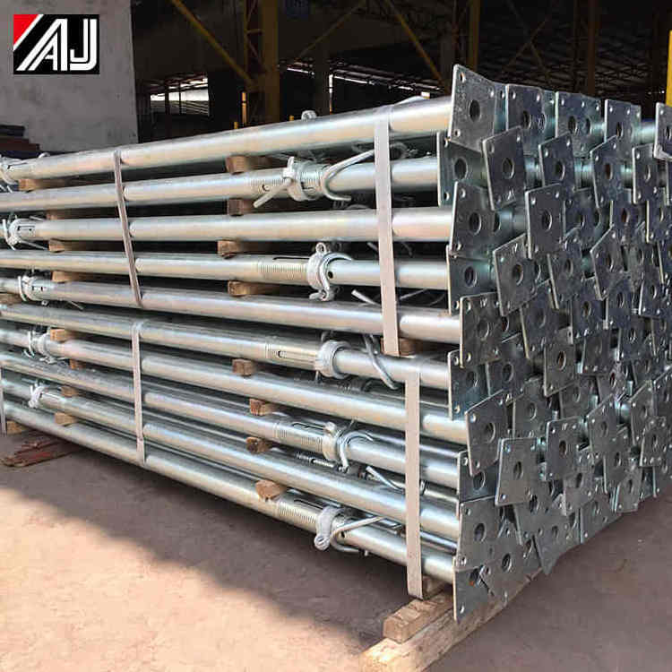 Galvanized Metal Acro Props Shuttering Support Jacks Scaffolding Shoring Acrow Steel Prop For Building Construction