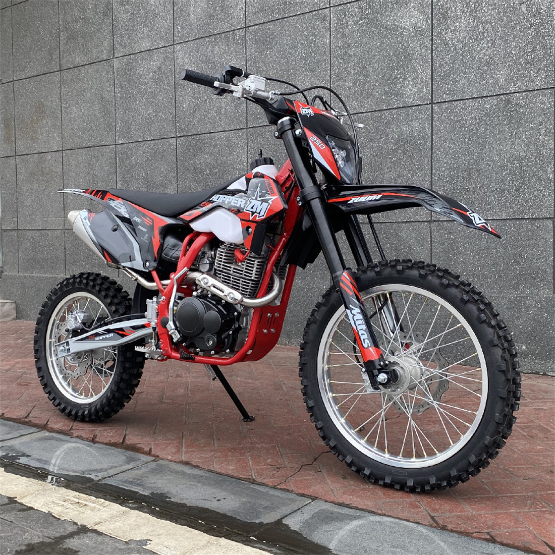 AJ1MOTO China factory  K5 19/16 cheap 150cc 200cc 250cc dirt bike off road sports 250cc gas  petrol dirt bike motorcycle