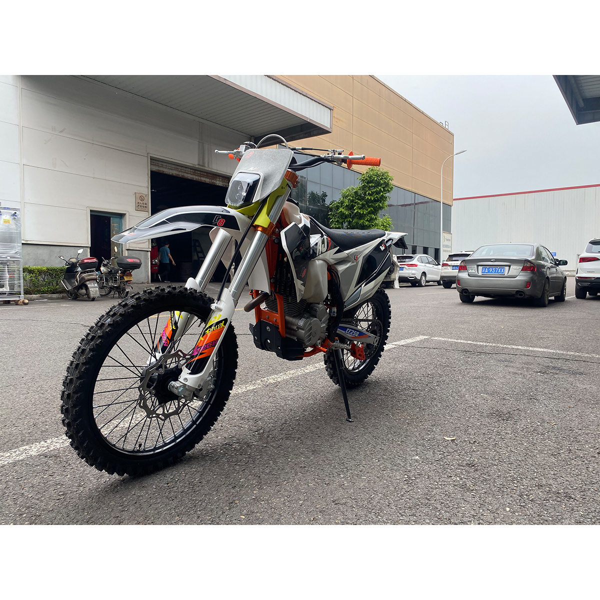 AJ1MOTO FACTORY  C7 21/18 CB223cc  PR250cc NB300cc Gas  Petrol Motocross Dirt Bike for Adults Cheap Dirt Bikes