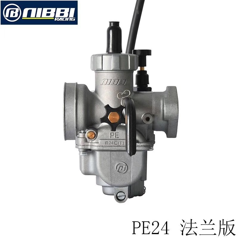 NIBBI Carburetor PE24  (Flange Sport version) 24MM 50-125cc 2/4stroke engine