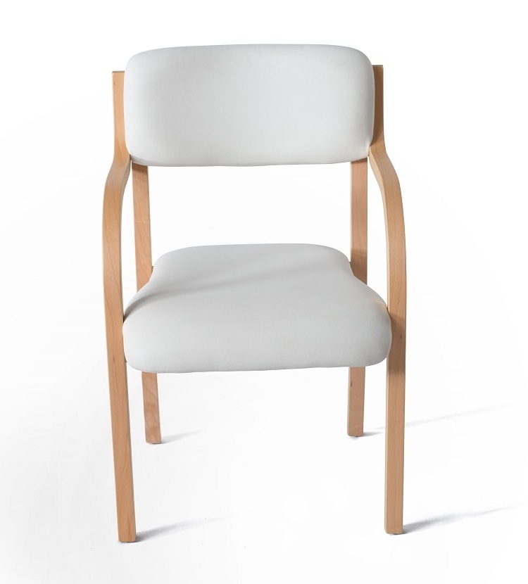 AM-1061 Classical Stackable Bentwood Plywood Dining Chair