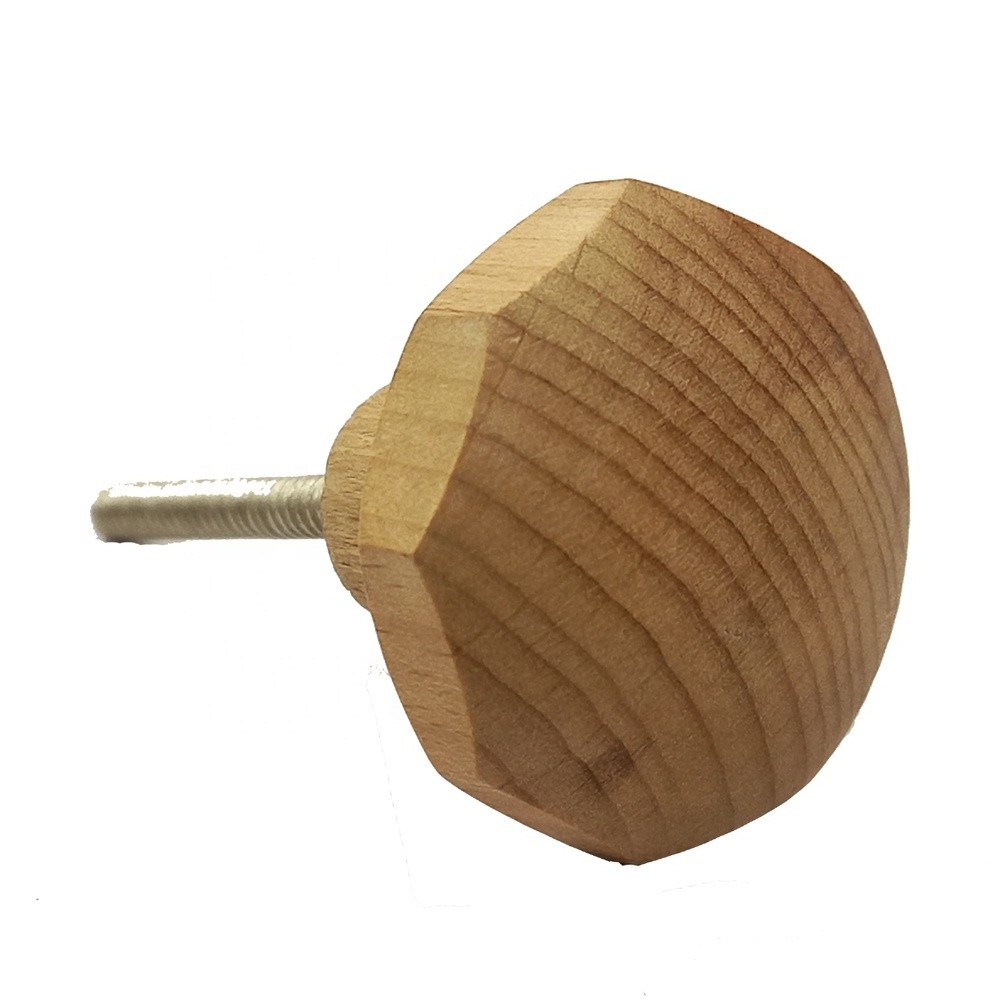 Unique Drawer Knobs unique Shaped Beach wood knob Cabinet Knobs Pull Handles  Best Quality Wooden Door handle