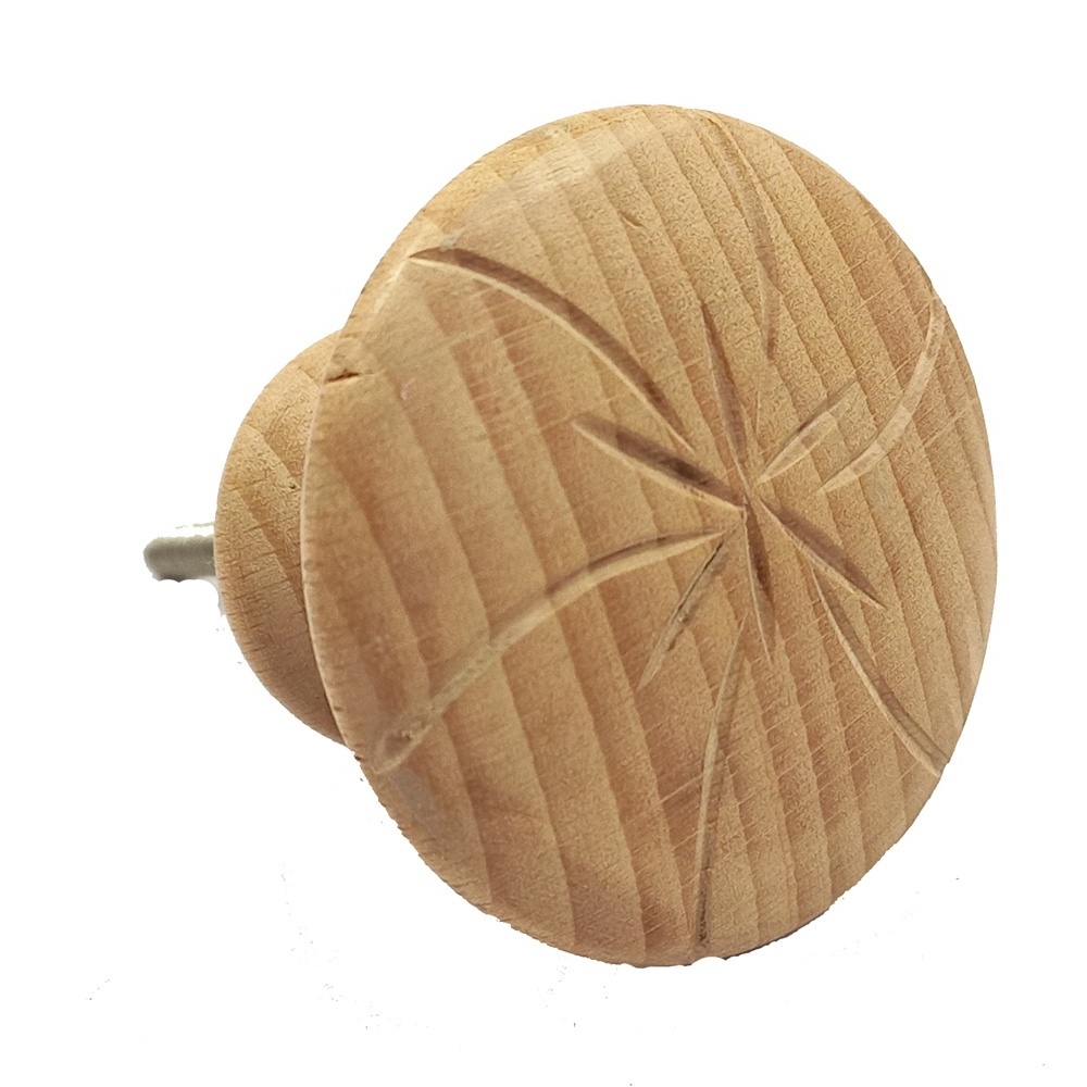 Top Quality Wood Knobs Design Hardware For Home And Kitchen Accessories Wood Cabinet Knob Used For Drawer And Door Accessories