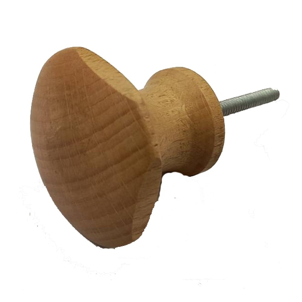 Top Quality Different Shapes Best quality Hot Sale handcrafted wooden knob for drawers cabinet doors Pull Handle in wood